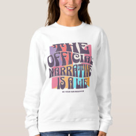 Sudadera Teoría de la Conspiración Retro