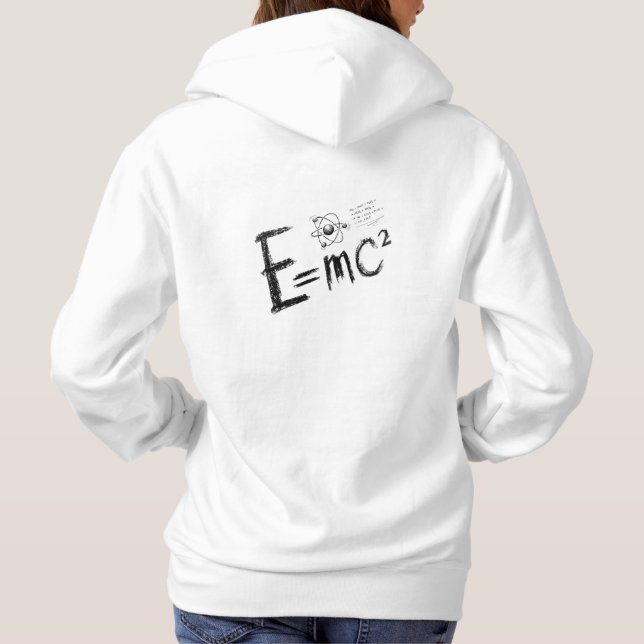 Sudadera Teoría de la Relatividad de Einstein. Fórmula (Reverso)