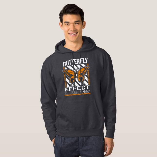Sudadera Teoría del caos por efecto mariposa (Anverso completo)