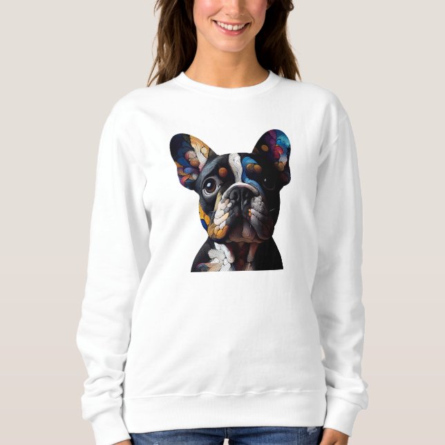 Sudadera Teoría del color Frenchie (Anverso)