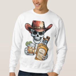 Sudadera Tequila Cowboy Skull | Desig Fiesta de Whiskey Wes