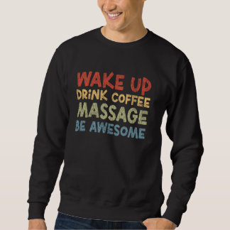 Sudadera Terapeuta de Masaje Licenciado Terapia Café Desper