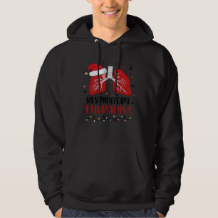 Sudadera Terapeuta Respiratorio de Enfermera Navidad, Pulmó