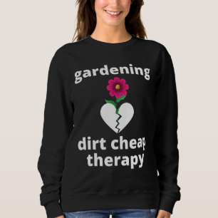 Sudadera Terapia barata de tierra de jardinería Amor de jar