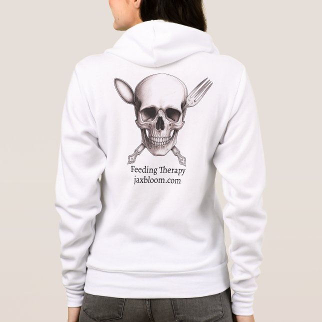 Sudadera Terapia de alimentación de cráneo (Reverso)