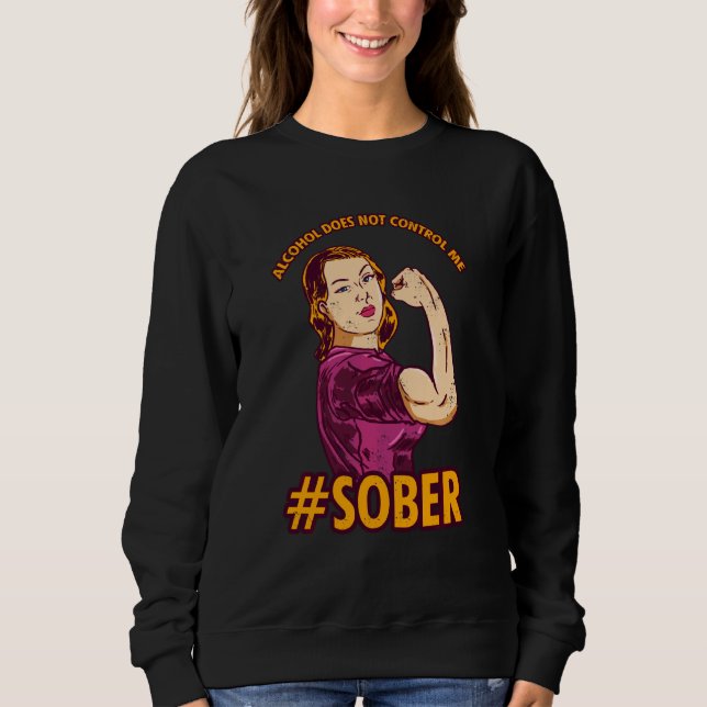 Sudadera Terapia de Empoderamiento de Mujeres Alcohólicas (Anverso)