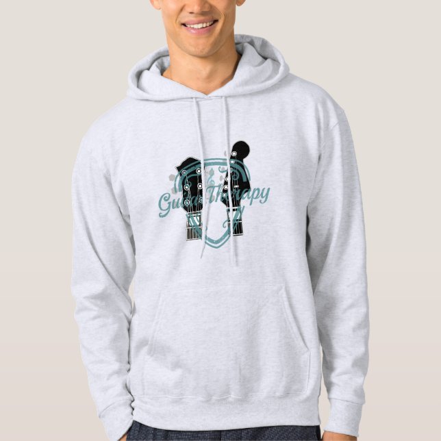 Sudadera Terapia de guitarra (Anverso)
