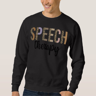 Sudadera Terapia de la lengua de la terapia del habla Terap