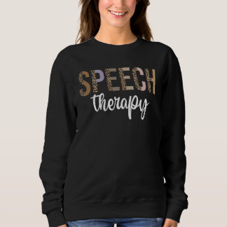 Sudadera Terapia de la lengua de la terapia del habla Terap