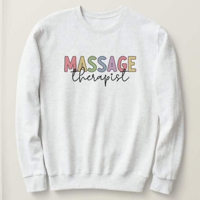 Sudadera Terapia de Masaje | Regalos de Terapia de Masaje (Anverso del diseño)