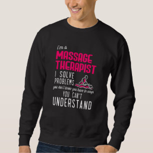 Sudadera Terapia de Masaje Resuelve Problemas Que No Puedes