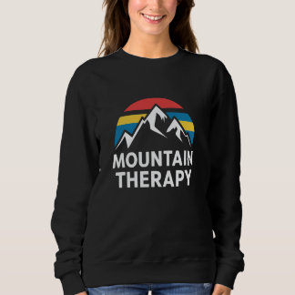 Sudadera Terapia de Montaña Retro Atardecer Aventura al Air