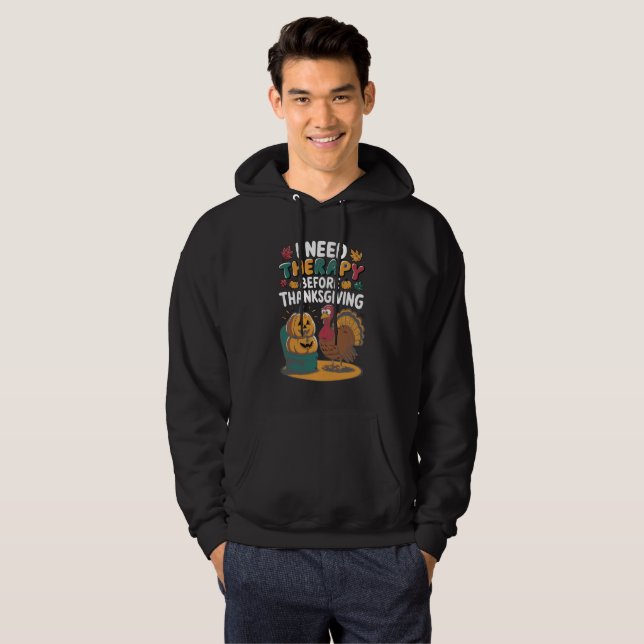 Sudadera Terapia de Pavo Retro  (Anverso completo)