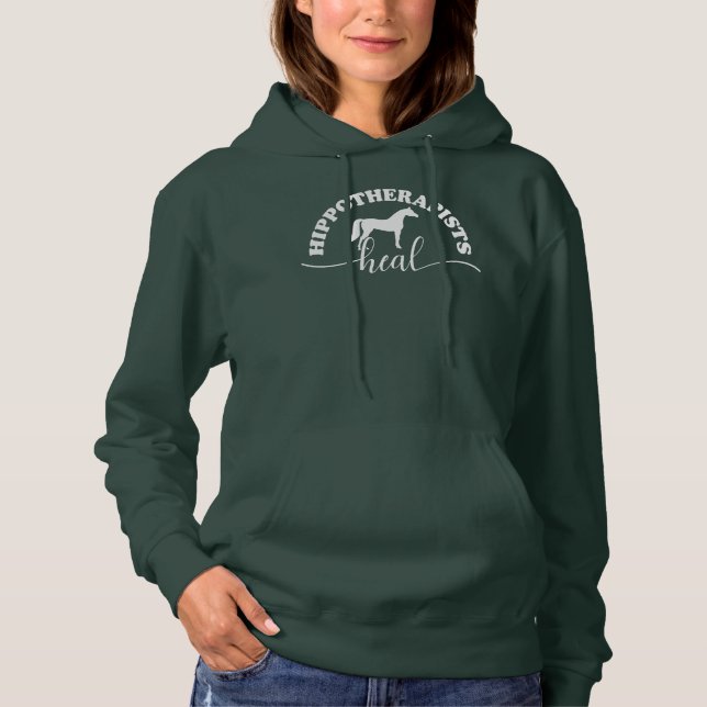 Sudadera Terapia de Terapia equina asistida (Anverso)