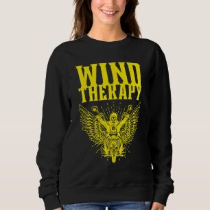Sudadera Terapia de viento  Club de motociclistas sarcástic