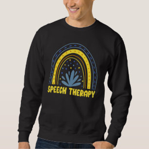 Sudadera Terapia del habla Boho Lenguaje del discurso arcoi