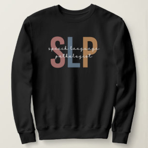 Sudadera Terapia del habla del patólogo del SLP