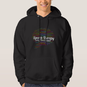 Sudadera Terapia del habla Equipo de Patología Speechie Pro
