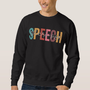 Sudadera Terapia del habla Idioma Patólogo Terapia del habl