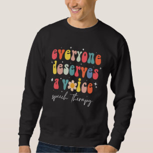 Sudadera Terapia del habla Idioma Patólogo Terapia del habl