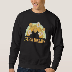 Sudadera Terapia del habla retro vintage años 70 SLP Terape
