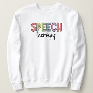 Sudadera Terapia del habla SLP Speech Pathólogo Regalos