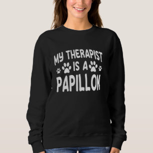 Sudadera Terapia del propietario del perro Papillon Phanel