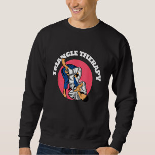 Sudadera Terapia del Triángulo, BJJ, MMA, Jiu Jitsu, Lucha