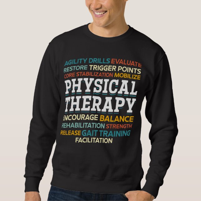 Sudadera Terapia Física Pta Ejercicio De Terapia Física (Anverso)