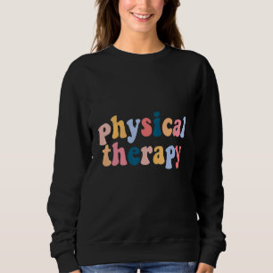 Sudadera Terapia física retro Groovy PT PTA Thera