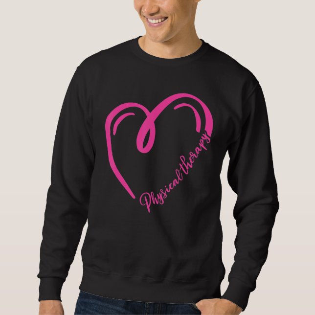 Sudadera Terapia Física Terapia Física Valentin Corazón (Anverso)