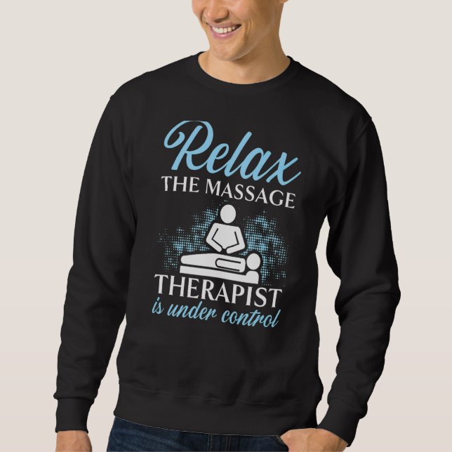 Sudadera Terapia Masajista Terapia Muscular Relajación Spa  (Anverso)