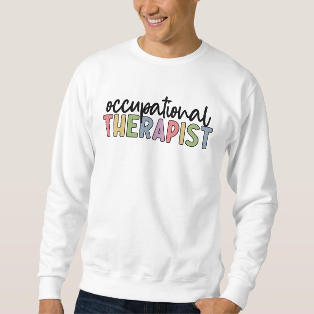 Sudadera Terapia ocupacional frente a terapia ocupacional (Anverso)