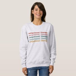 Sudadera Terapia ocupacional retro a estudiante escolar