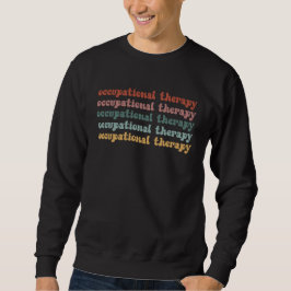 Sudadera Terapia ocupacional retro a estudiante escolar