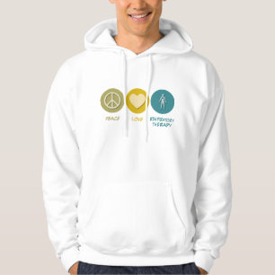 Sudadera Terapia respiratoria del amor de la paz