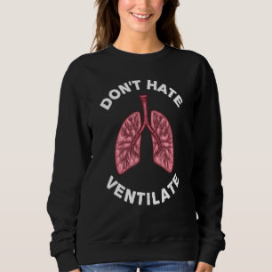 Sudadera Terapia respiratoria divertida RT Arte Hombres Hom