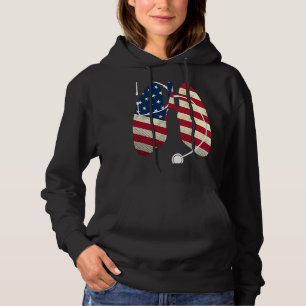 Sudadera Terapia respiratoria Patriótica Bandera Estadounid