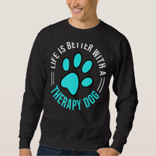 Sudadera Terapia Servicio de Capacitación de Perros Mascota