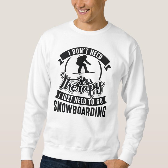 Sudadera Terapia Snowboard (Anverso)