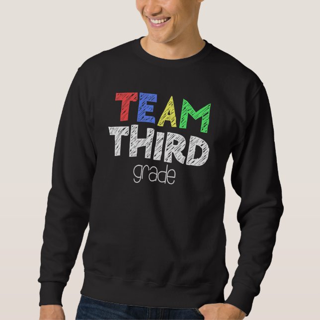 Sudadera Tercer Grado de Equipo de tercer Grado de Vuelta a (Anverso)