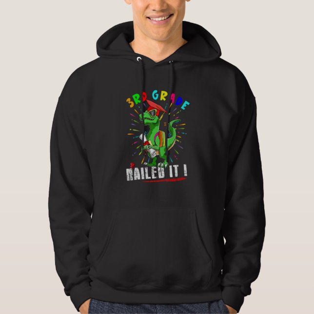 Sudadera Tercer Grado Lo Logró   Rex Gafas de Sol Graduació (Anverso)