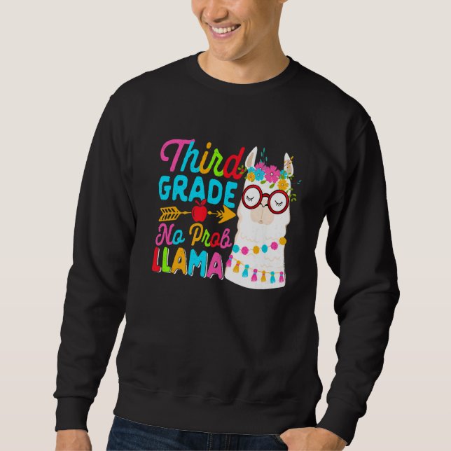 Sudadera Tercer Grado No Llama A Prob De Vuelta Al Primer D (Anverso)