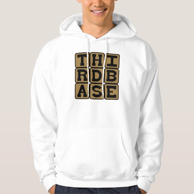 Sudadera Tercera base, posición de béisbol (Anverso)