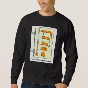 Sudadera Termómetro De Gato Para Diversión Y T -