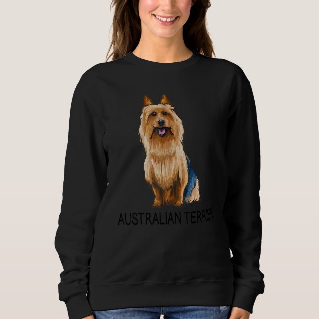 Sudadera Terrier Australiano Perro Loco (Anverso)