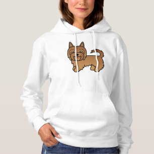 Sudadera Terrier Australiano Rojo Perro De Dibujos Animados