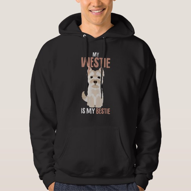 Sudadera Terrier Blanco de las Tierras Altas Occidentales M (Anverso)