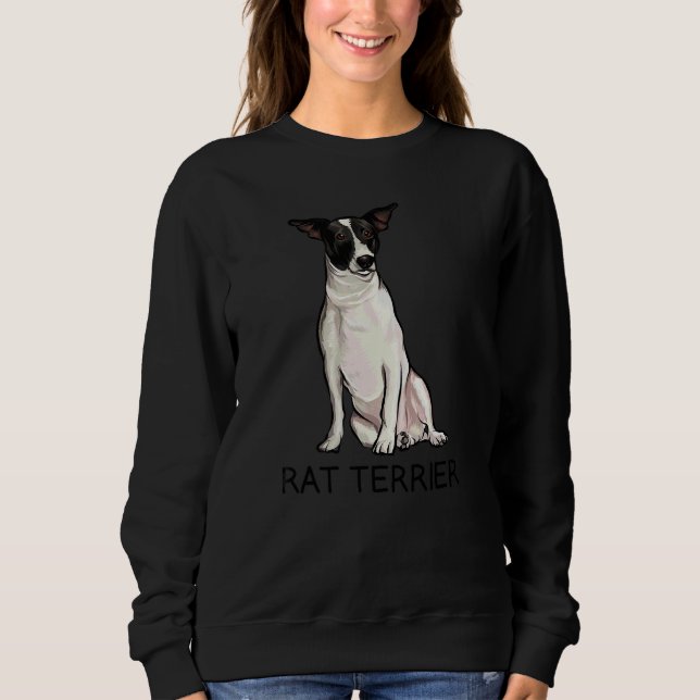 Sudadera Terrier de Ratas Perro Loco (Anverso)