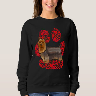 Sudadera Terrier de seda Día de San Valentín Amor de perro